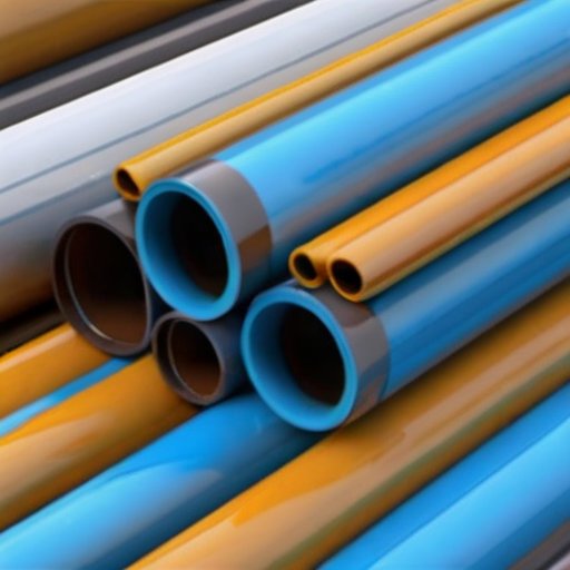 Срез подземной газопроводной системы с контролирующими трубами, датчиками и линиями передачи данных.