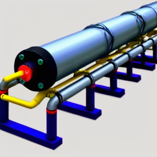 Схема газопроводной системы с контрольными трубами, станциями мониторинга давления и зонами обнаружения утечек.