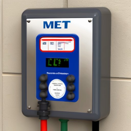 Установка газового счетчика с пометками компонентов и документацией в профессиональной рабочей среде.