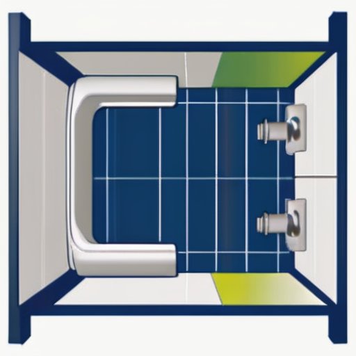 Современный дизайн ванной комнаты с оптимальными расстояниями между туалетом и стенами.