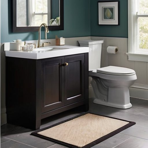 Современный дизайн ванной комнаты с оптимальным расположением унитаза и эргономичными особенностями.