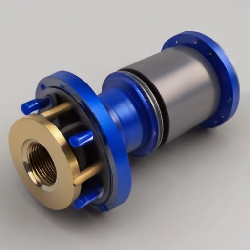 Диаграмма регулятора давления с ключевыми компонентами и потоком газа или жидкости.