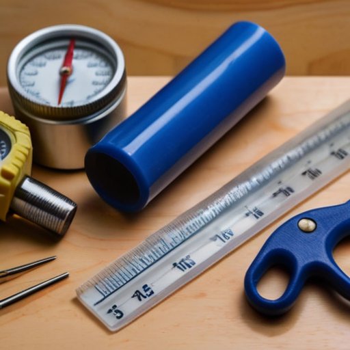 Тюбик жидких гвоздей на верстаке, окружённый инструментами и материалами для строительства.